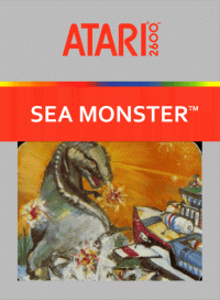 Sea Monster Atari 2600 US box art